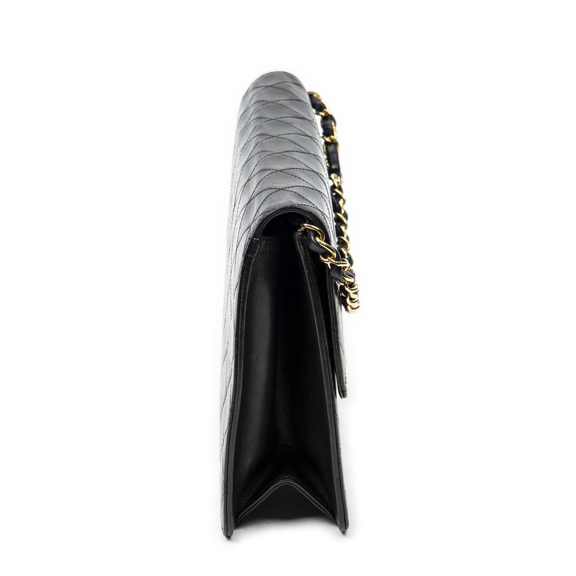 Chanel Vintage Push Lock Straight Flap Size ONE SIZE - 4 Thumbnail