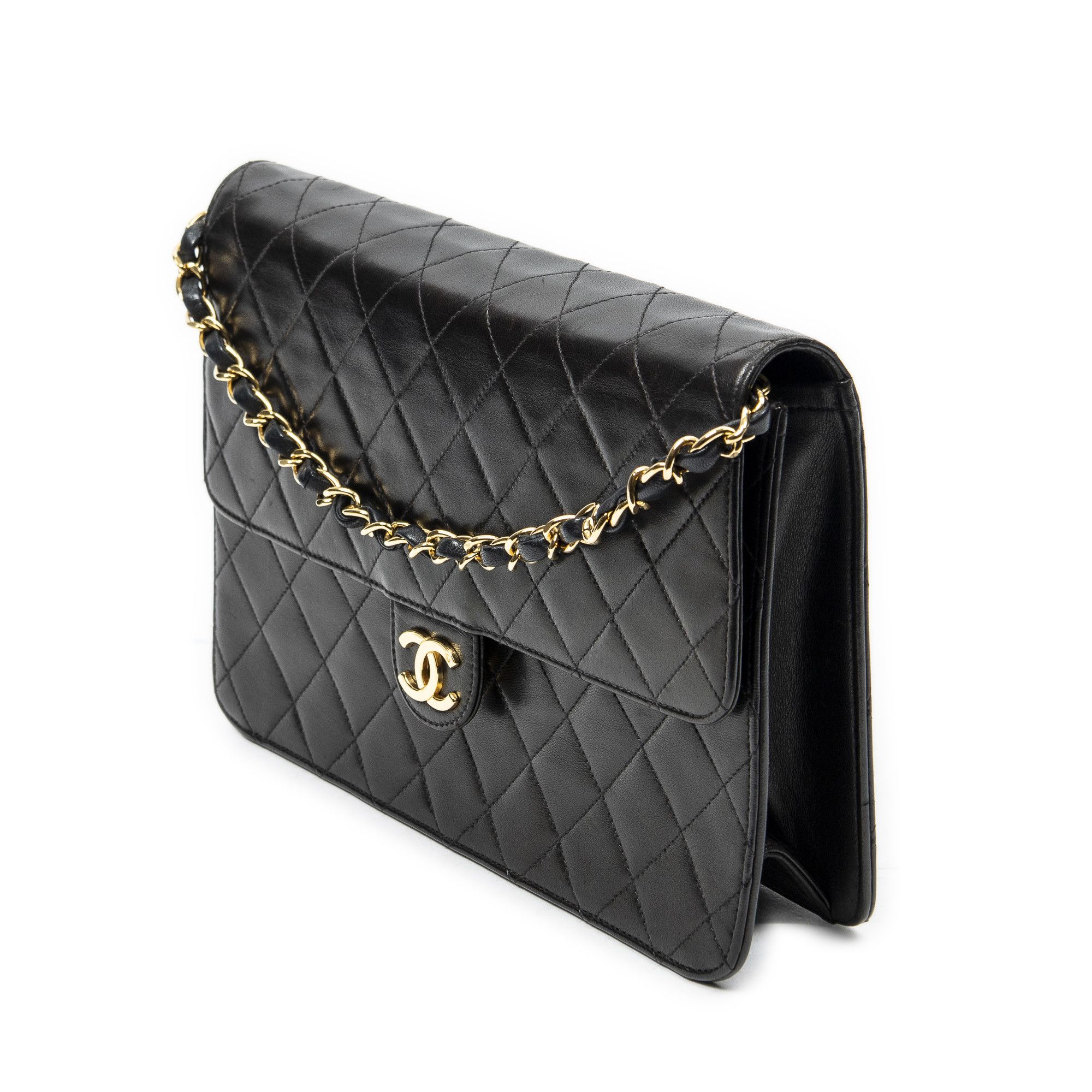 Chanel Vintage Push Lock Straight Flap Size ONE SIZE - 2 Thumbnail