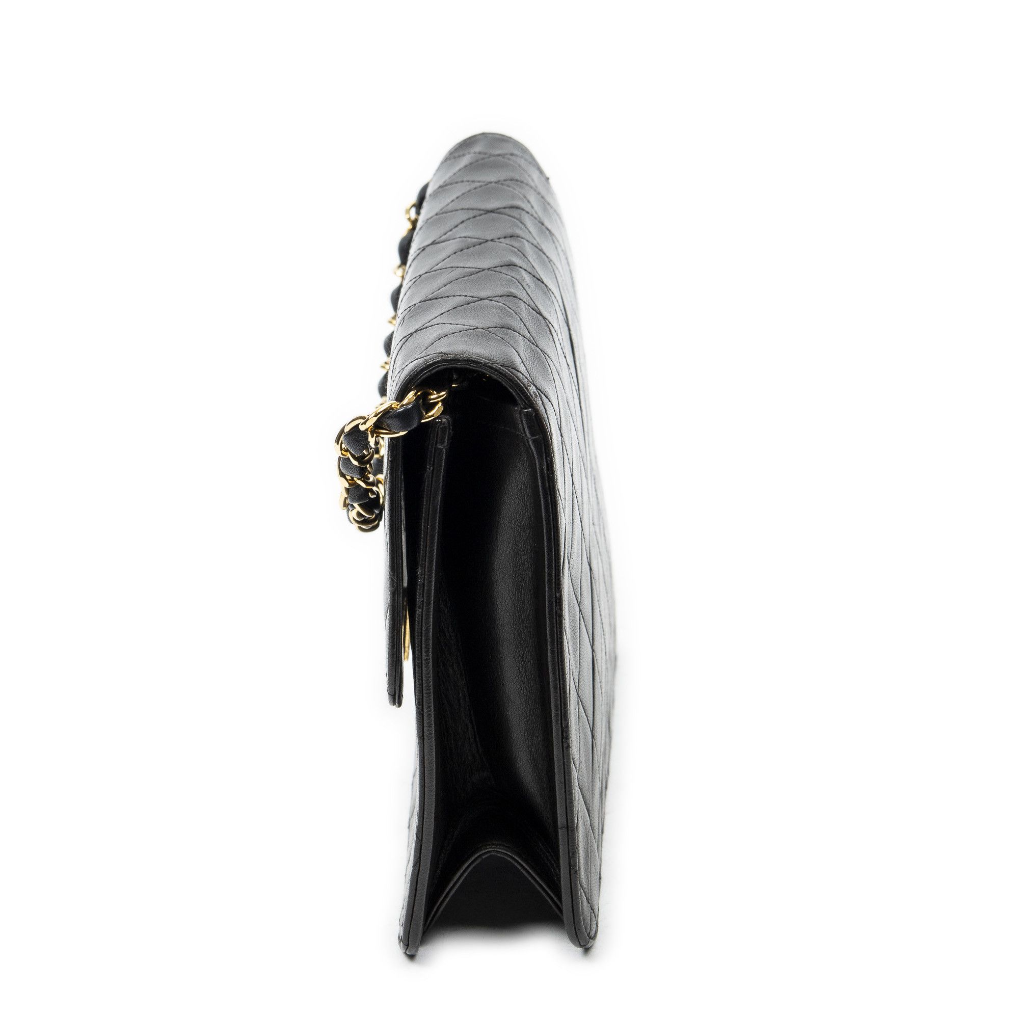 Chanel Vintage Push Lock Straight Flap Size ONE SIZE - 3 Thumbnail