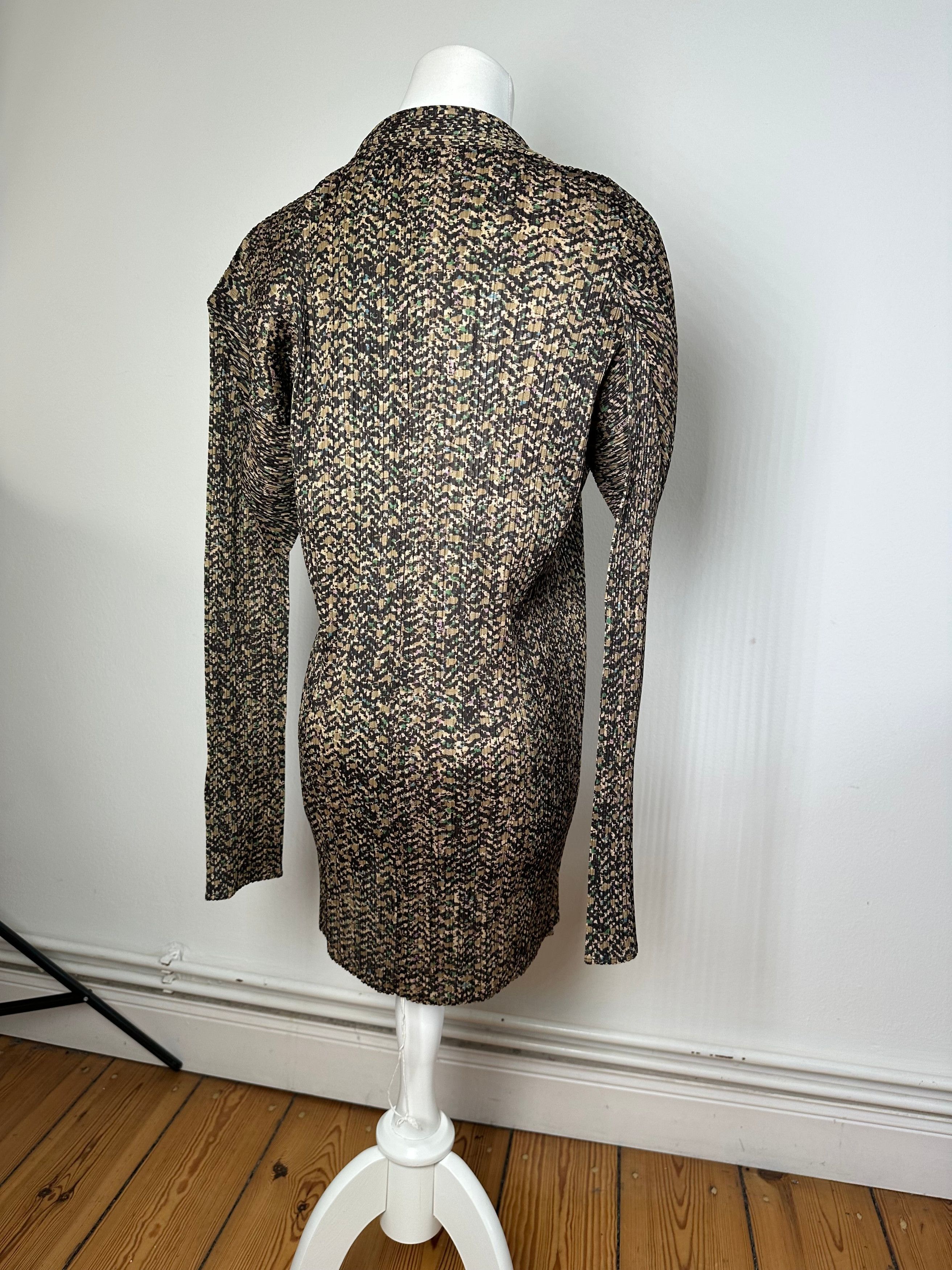 Issey Miyake Vintage Pleats Please Plissé Long Shirt Multicolour M Size M / US 6-8 / IT 42-44 - 3 Thumbnail