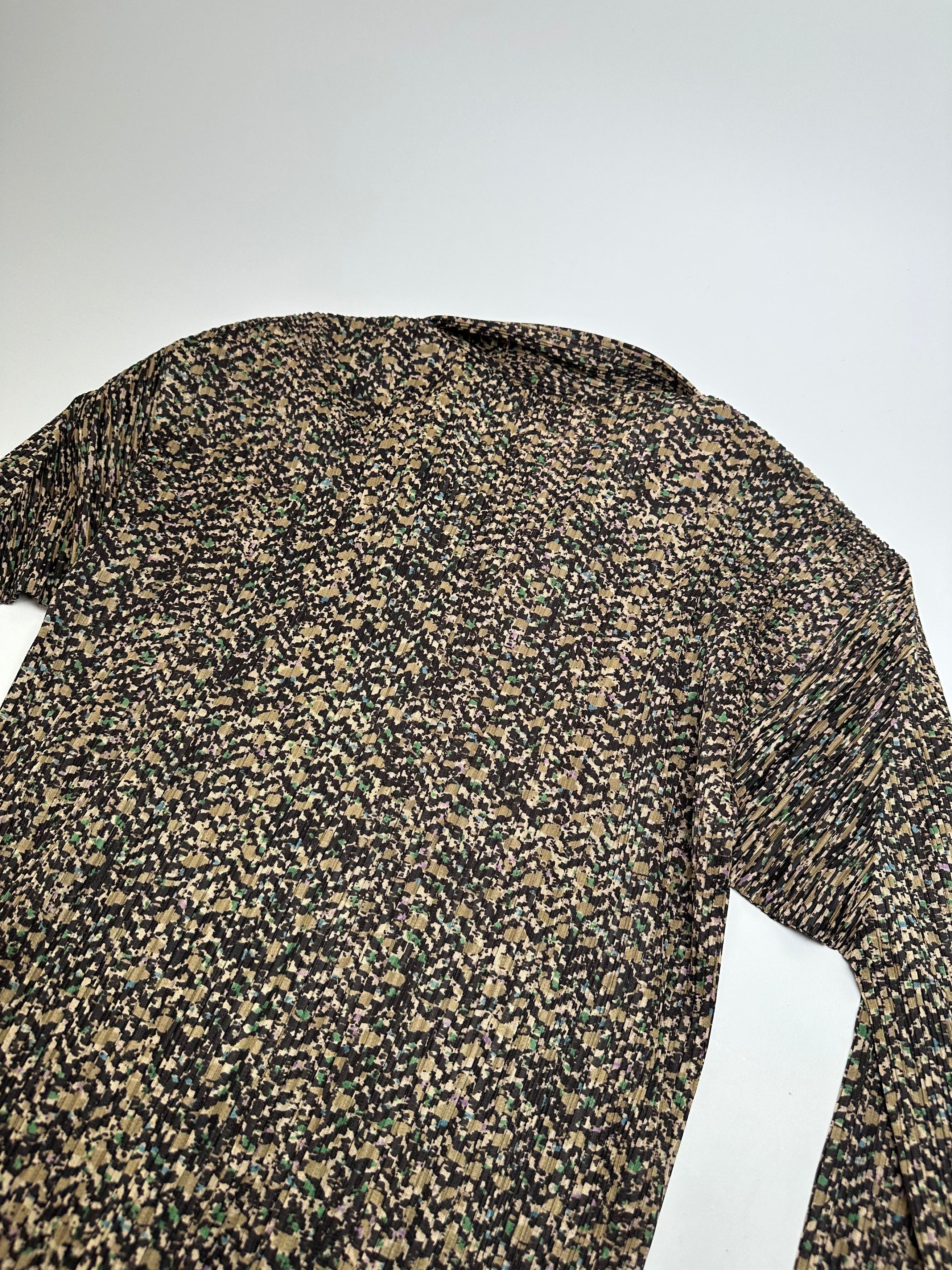 Issey Miyake Vintage Pleats Please Plissé Long Shirt Multicolour M Size M / US 6-8 / IT 42-44 - 10 Thumbnail