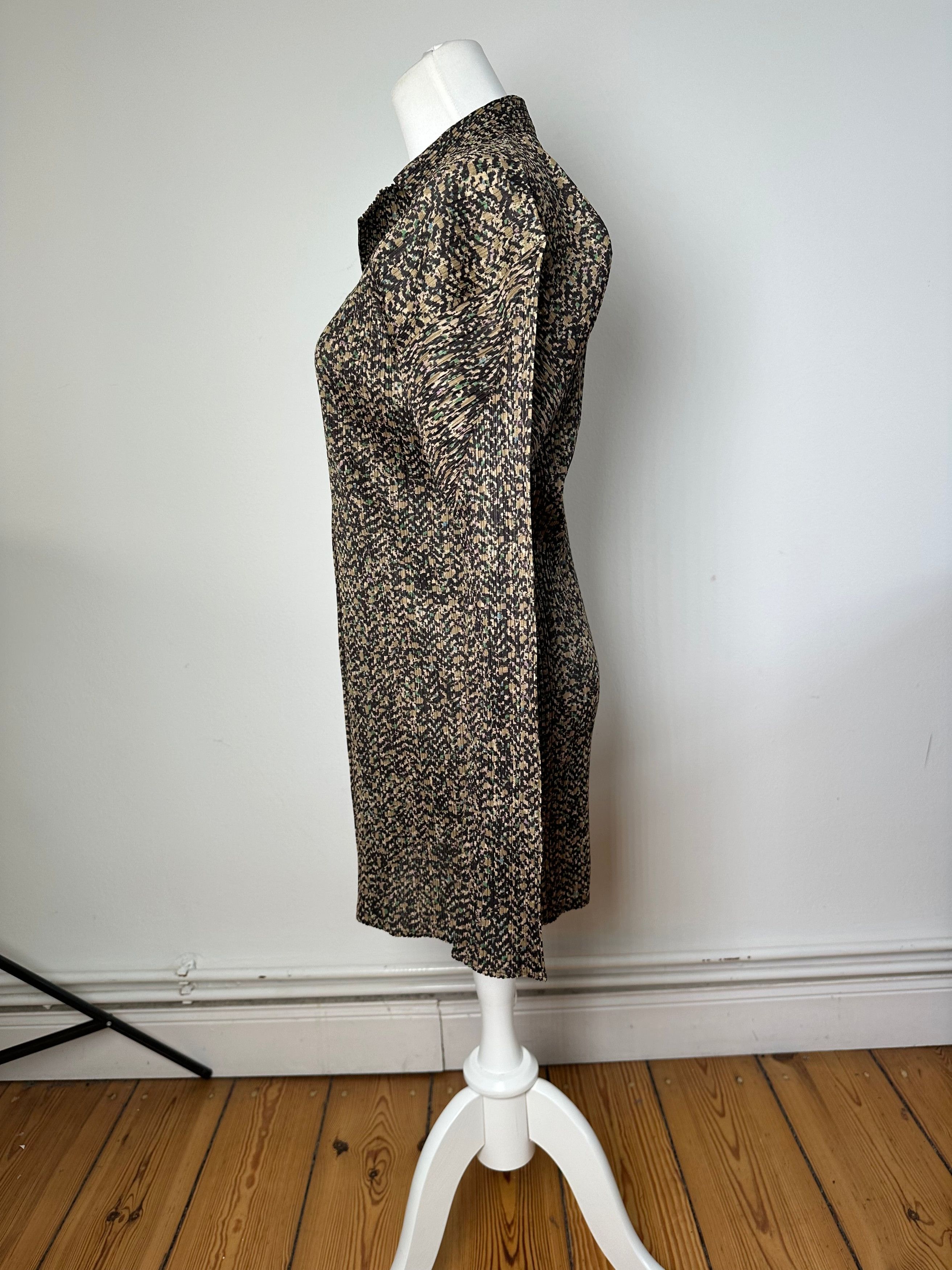 Issey Miyake Vintage Pleats Please Plissé Long Shirt Multicolour M Size M / US 6-8 / IT 42-44 - 2 Thumbnail