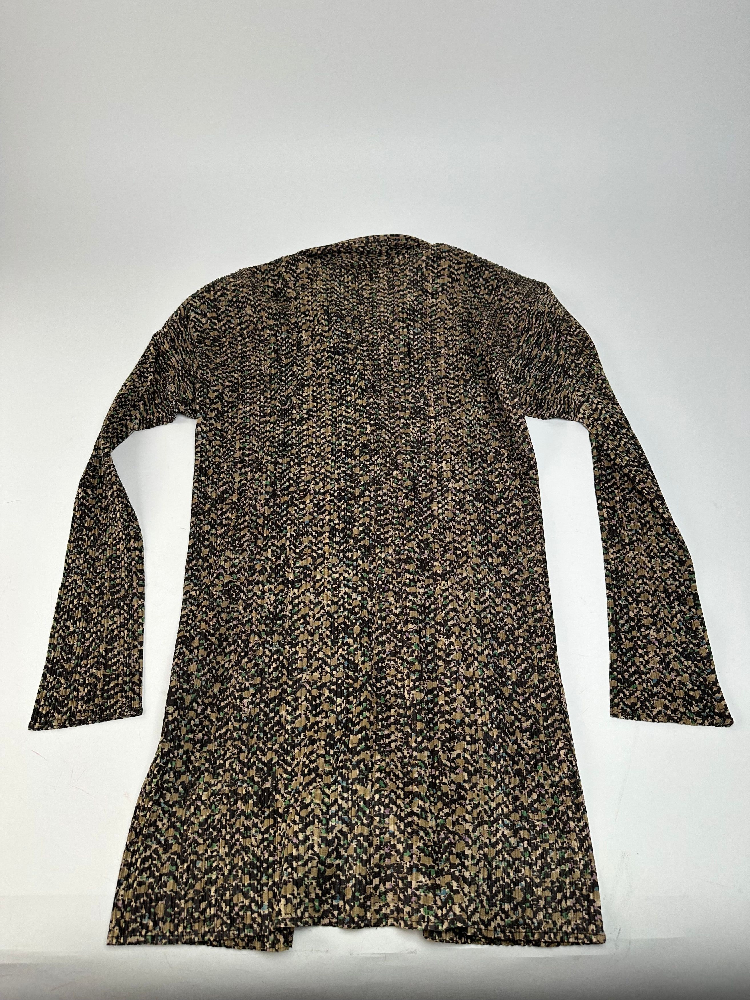 Issey Miyake Vintage Pleats Please Plissé Long Shirt Multicolour M Size M / US 6-8 / IT 42-44 - 9 Thumbnail