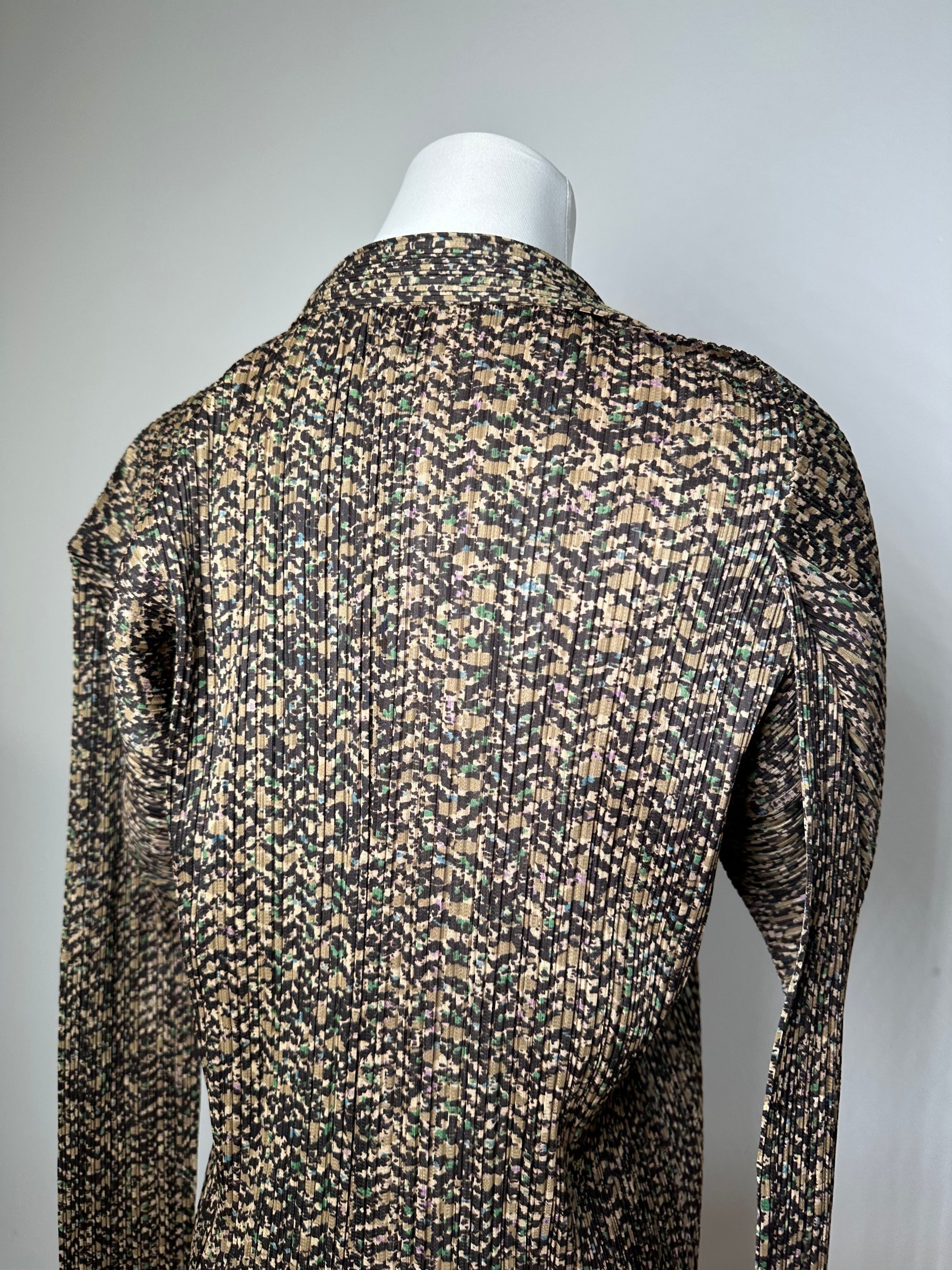 Issey Miyake Vintage Pleats Please Plissé Long Shirt Multicolour M Size M / US 6-8 / IT 42-44 - 12 Thumbnail