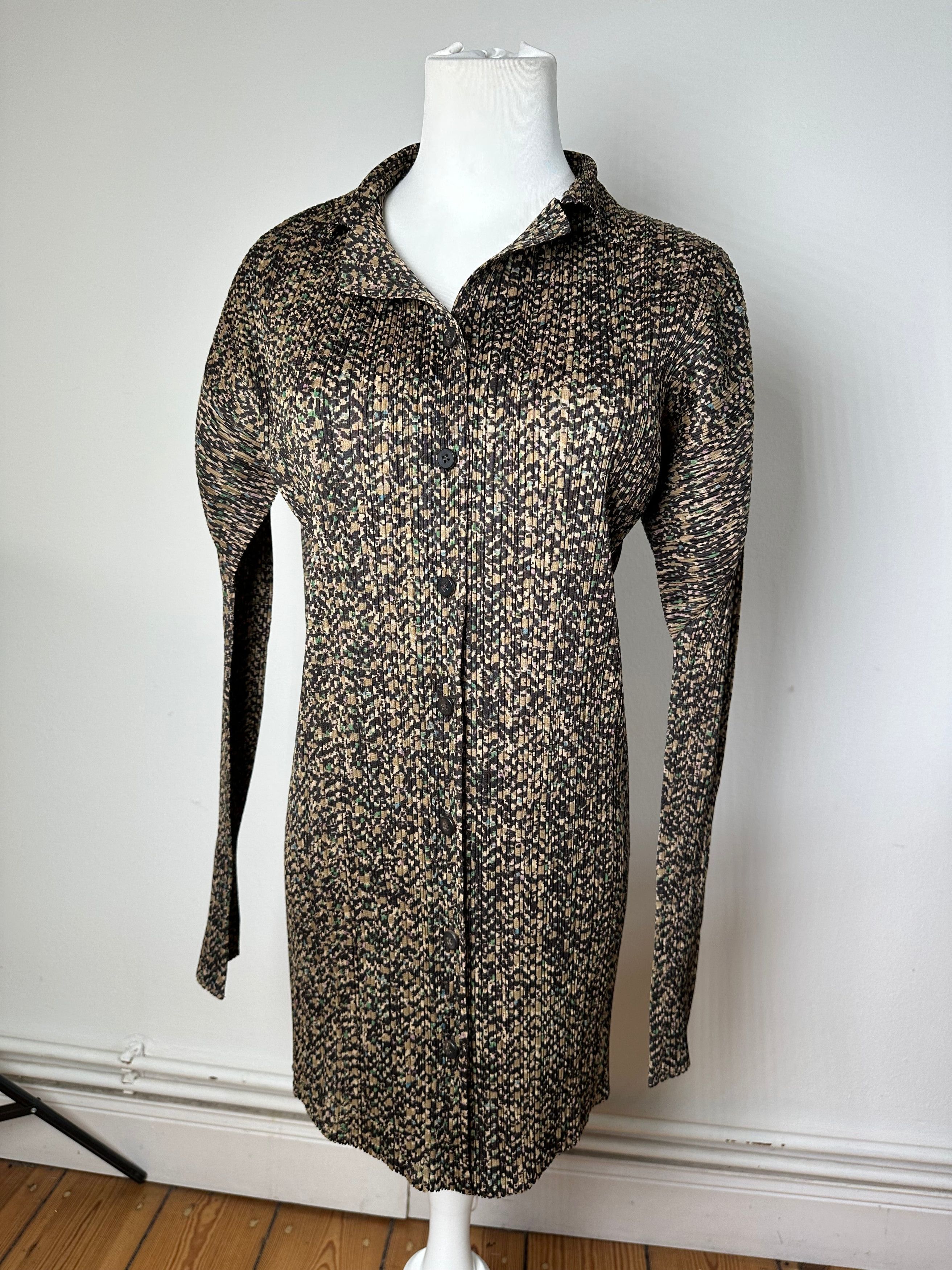 Issey Miyake Vintage Pleats Please Plissé Long Shirt Multicolour M Size M / US 6-8 / IT 42-44 - 7 Thumbnail