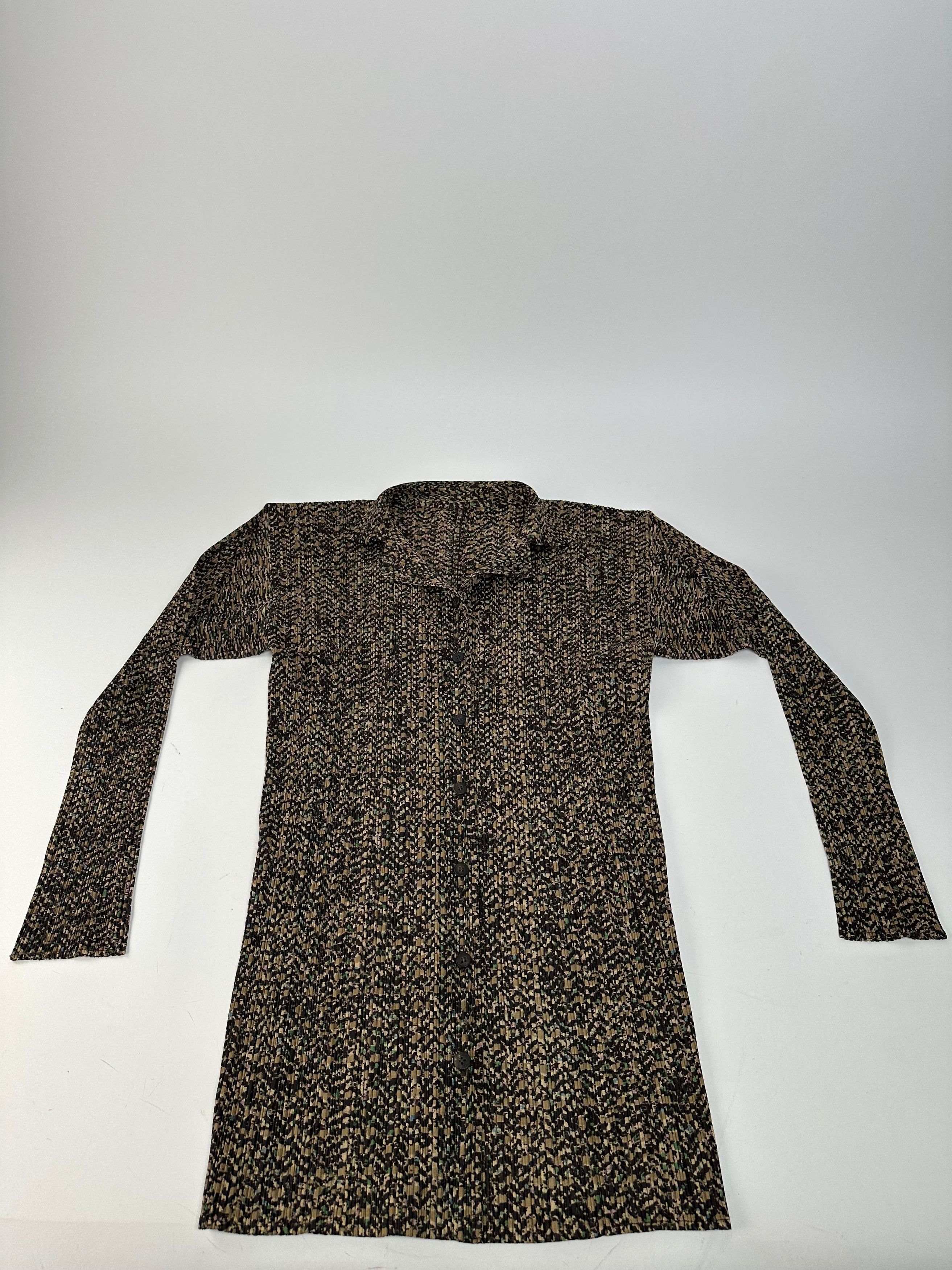 Issey Miyake Vintage Pleats Please Plissé Long Shirt Multicolour M Size M / US 6-8 / IT 42-44 - 5 Thumbnail