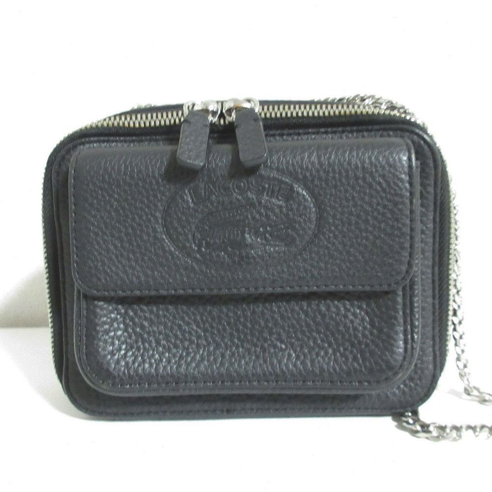 Other Other Lacoste CROCO CREW Leather Shoulder Bag Leather Shoulder Bag DUTY FREE for USA Size ONE SIZE - 2 Thumbnail