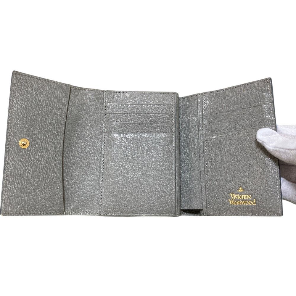 Vivienne Westwood Vivienne Westwood Vivienne Westwood Cow Leather Trifold Wallet Leather Short Wallet DUTY FREE for USA Size ONE SIZE - 6 Thumbnail
