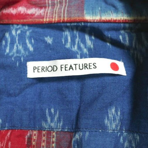 Other Other PERIOD FEATURES Indian Cotton Patchwork Shirt Textile Tops PF-DK-004 DUTY FREE for USA Size ONE SIZE - 3 Thumbnail