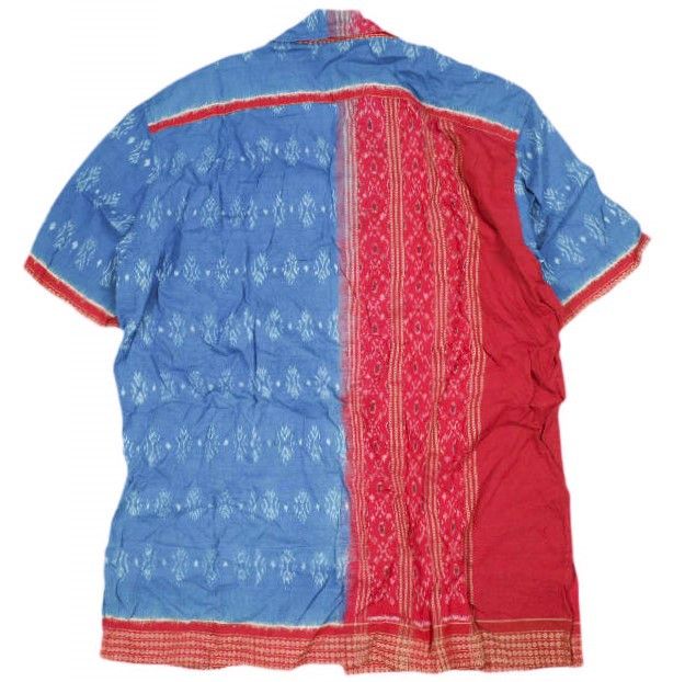 Other Other PERIOD FEATURES Indian Cotton Patchwork Shirt Textile Tops PF-DK-004 DUTY FREE for USA Size ONE SIZE - 2 Thumbnail