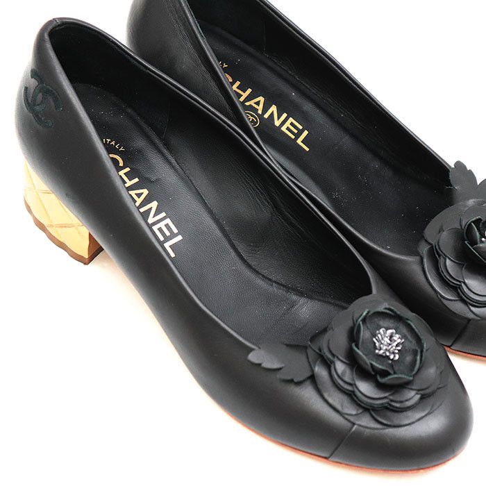 Chanel Chanel Chanel Camellia Quilted Leather Pumps Leather Shoes G30910 DUTY FREE for USA Size ONE SIZE - 13 Thumbnail
