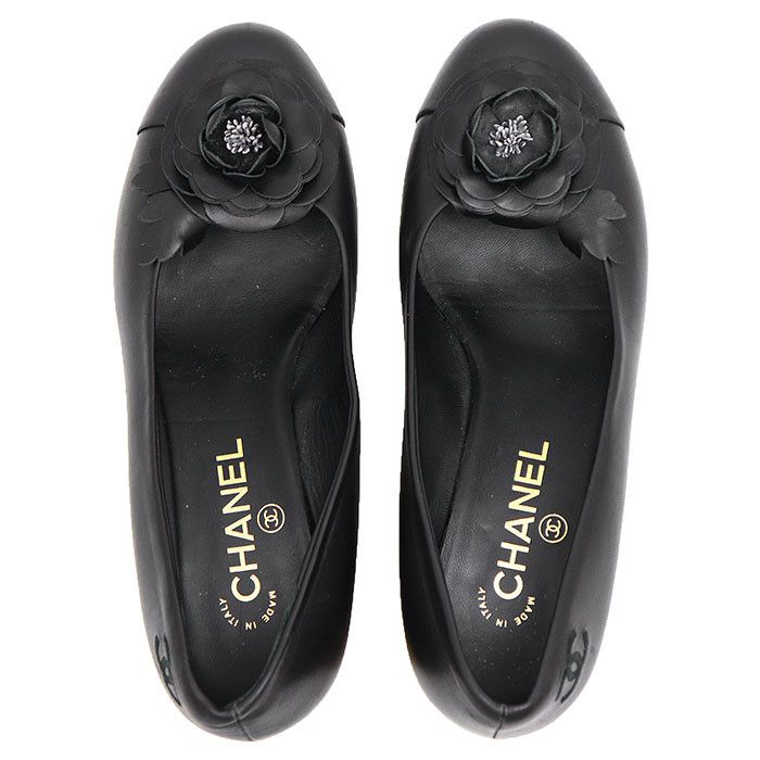 Chanel Chanel Chanel Camellia Quilted Leather Pumps Leather Shoes G30910 DUTY FREE for USA Size ONE SIZE - 5 Thumbnail