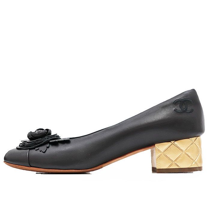 Chanel Chanel Chanel Camellia Quilted Leather Pumps Leather Shoes G30910 DUTY FREE for USA Size ONE SIZE - 3 Thumbnail