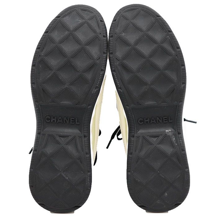 Chanel Chanel Chanel Leather Rubber Sneakers Leather Shoes G35618 DUTY FREE for USA Size ONE SIZE - 9 Thumbnail