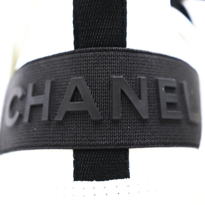 Chanel Chanel Chanel Leather Rubber Sneakers Leather Shoes G35618 DUTY FREE for USA Size ONE SIZE - 14 Thumbnail