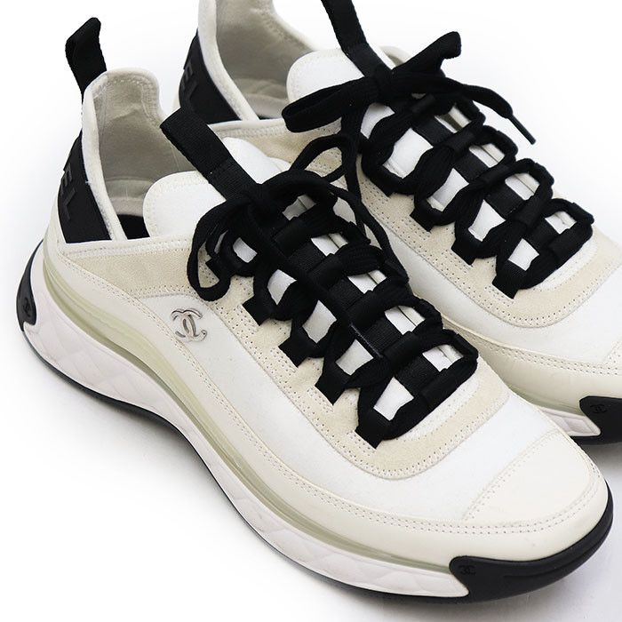 Chanel Chanel Chanel Leather Rubber Sneakers Leather Shoes G35618 DUTY FREE for USA Size ONE SIZE - 16 Thumbnail