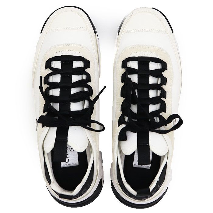 Chanel Chanel Chanel Leather Rubber Sneakers Leather Shoes G35618 DUTY FREE for USA Size ONE SIZE - 8 Thumbnail