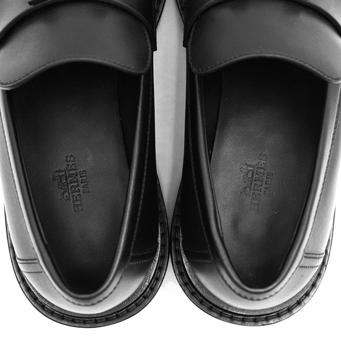 Hermes Hermes Hermes H Moccasin Leather Loafers Leather Shoes DUTY FREE for USA Size ONE SIZE - 8 Thumbnail