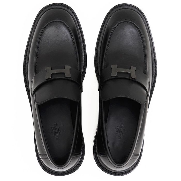Hermes Hermes Hermes H Moccasin Leather Loafers Leather Shoes DUTY FREE for USA Size ONE SIZE - 6 Thumbnail