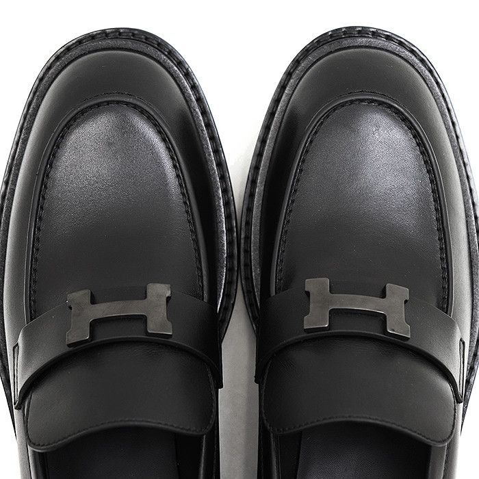Hermes Hermes Hermes H Moccasin Leather Loafers Leather Shoes DUTY FREE for USA Size ONE SIZE - 13 Thumbnail