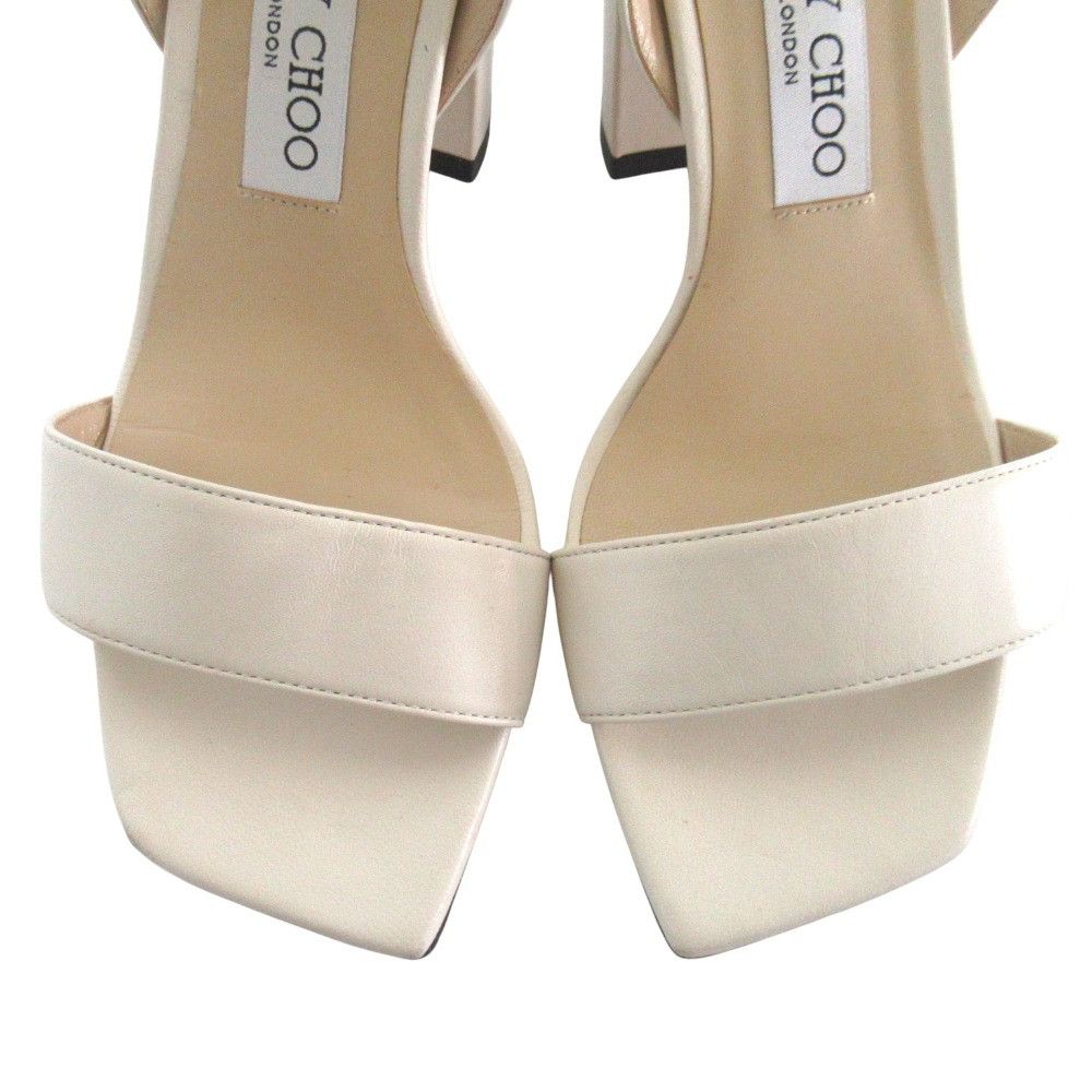 Jimmy Choo Jimmy Choo Jimmy Choo Cheri City Leather Sandals Leather Shoes DUTY FREE for USA Size ONE SIZE - 7 Thumbnail