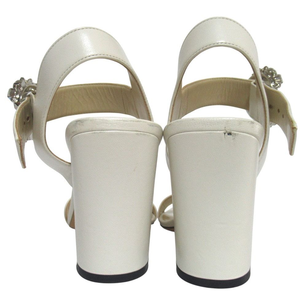 Jimmy Choo Jimmy Choo Jimmy Choo Cheri City Leather Sandals Leather Shoes DUTY FREE for USA Size ONE SIZE - 4 Thumbnail