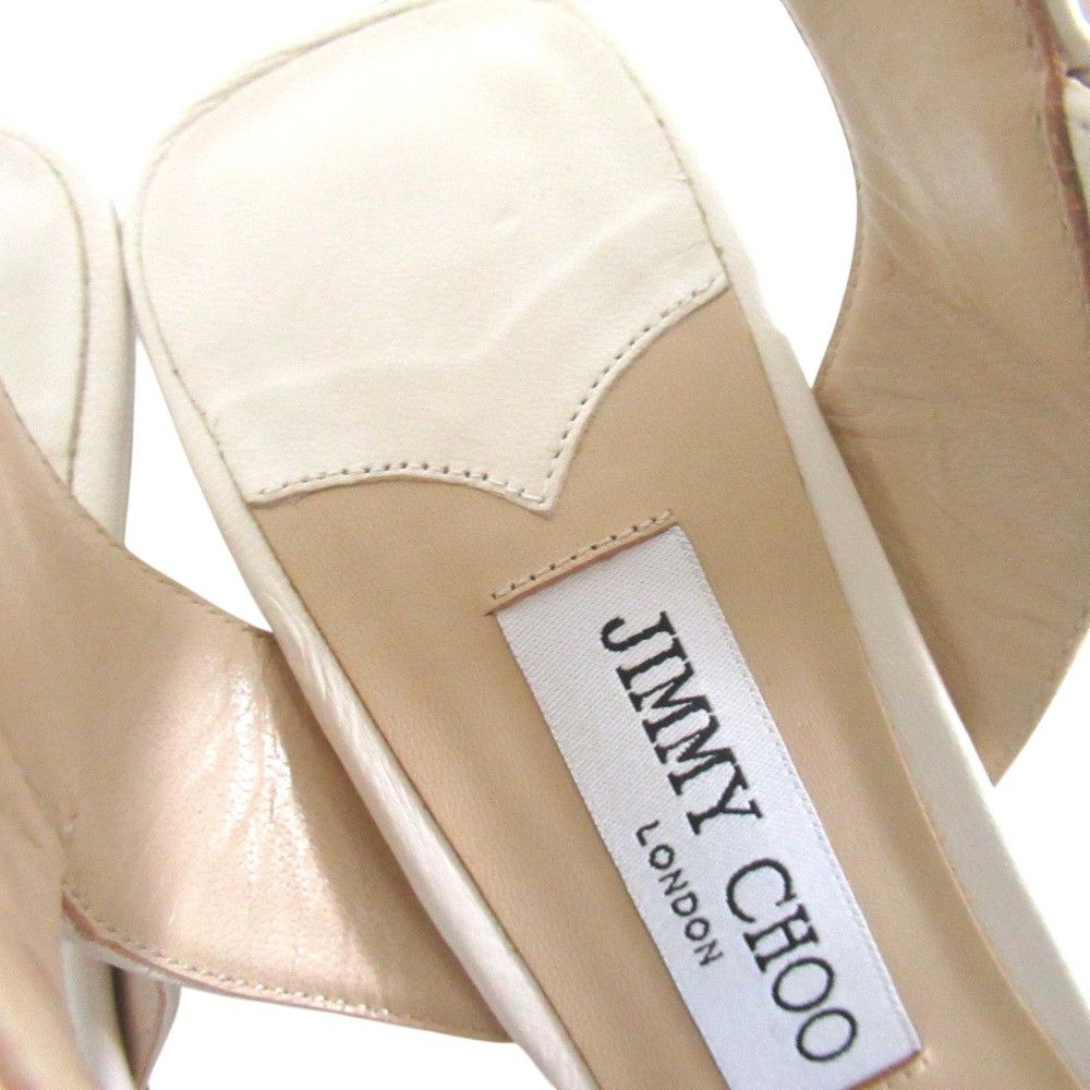 Jimmy Choo Jimmy Choo Jimmy Choo Cheri City Leather Sandals Leather Shoes DUTY FREE for USA Size ONE SIZE - 10 Thumbnail