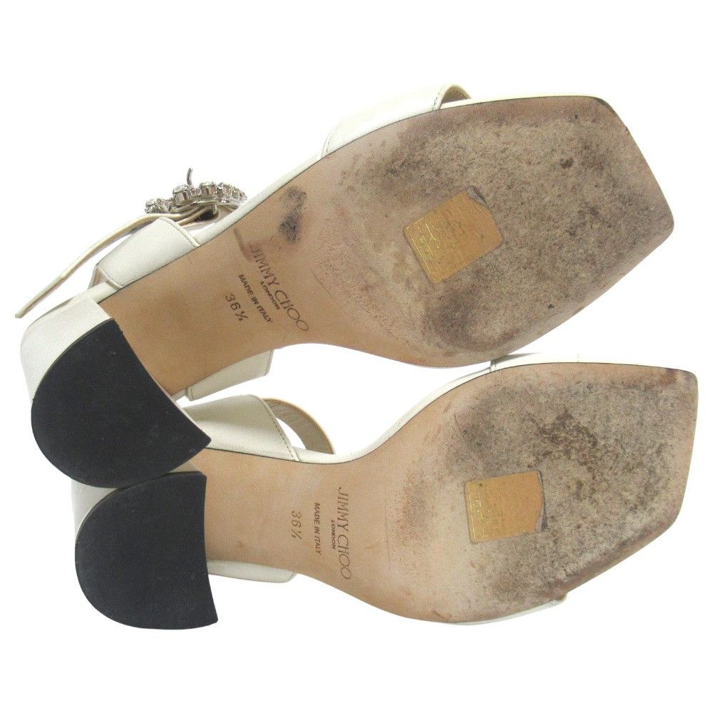 Jimmy Choo Jimmy Choo Jimmy Choo Cheri City Leather Sandals Leather Shoes DUTY FREE for USA Size ONE SIZE - 12 Thumbnail