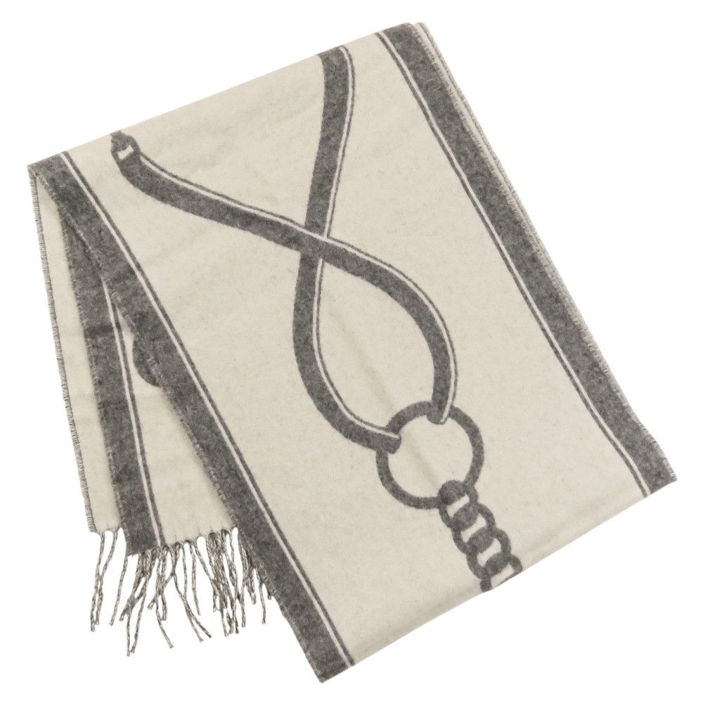 Hermes Hermes Hermes Mors Cashmere Scarf Textile Scarf DUTY FREE for USA Size ONE SIZE - 2 Thumbnail