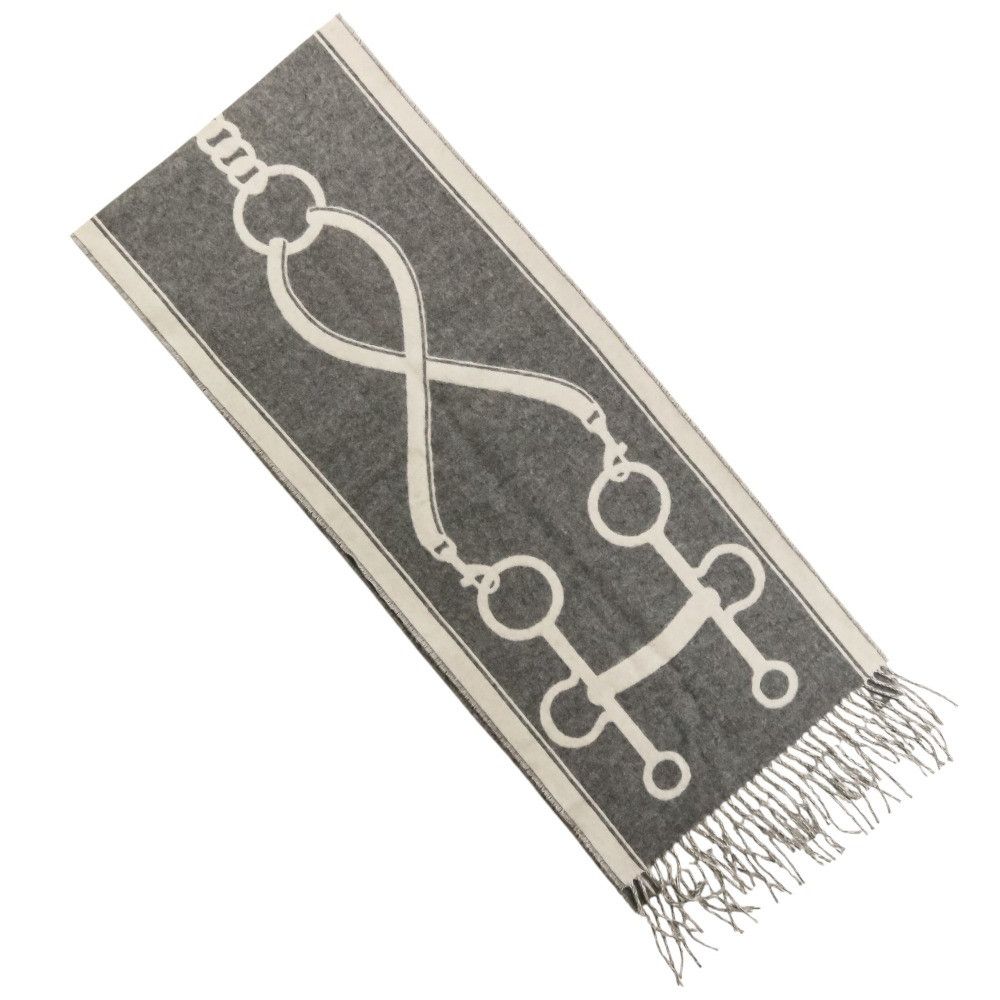 Hermes Hermes Hermes Mors Cashmere Scarf Textile Scarf DUTY FREE for USA Size ONE SIZE - 4 Thumbnail