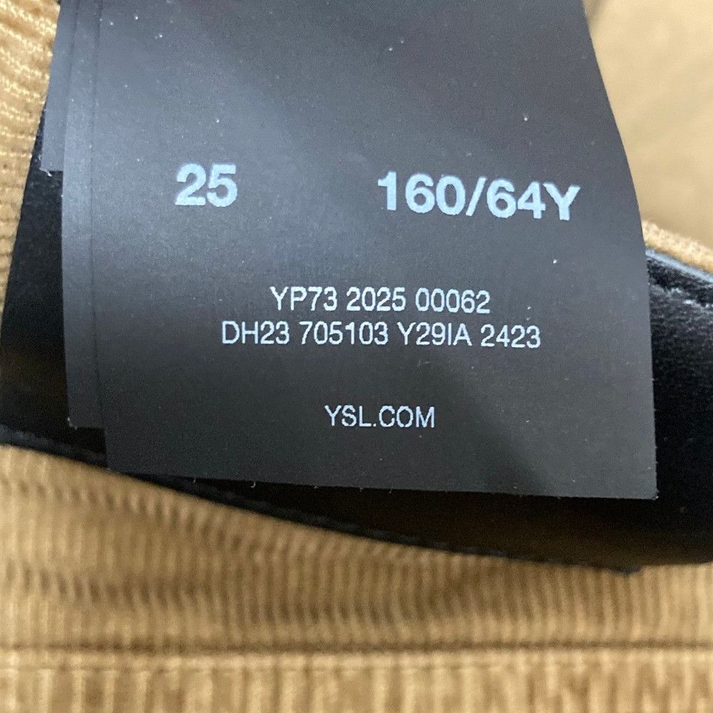 Yves Saint Laurent Yves Saint Laurent Saint Laurent Paris Corduroy Pants Textile Pants 705103 DUTY FREE for USA Size ONE SIZE - 8 Thumbnail
