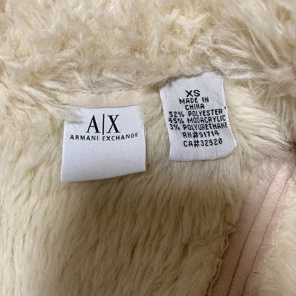 Armani Armani Armani Exchange Faux Shearling Coat Plastic / Synthetic Outerwear DUTY FREE for USA Size ONE SIZE - 7 Thumbnail