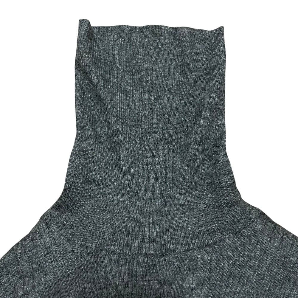 Other Other Drawer Cashmere Silk Ribbed Turtleneck Knit Textile Tops 6513-106-0582 DUTY FREE for USA Size ONE SIZE - 4 Thumbnail
