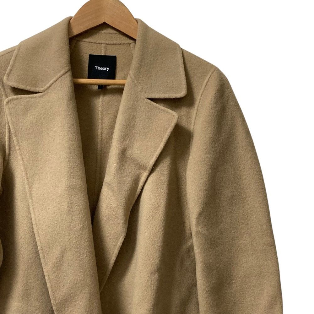 Theory Theory Theory NEW DIVIDE GC CLAIRENE Wool Cashmere Coat Textile Outerwear DUTY FREE for USA Size ONE SIZE - 2 Thumbnail