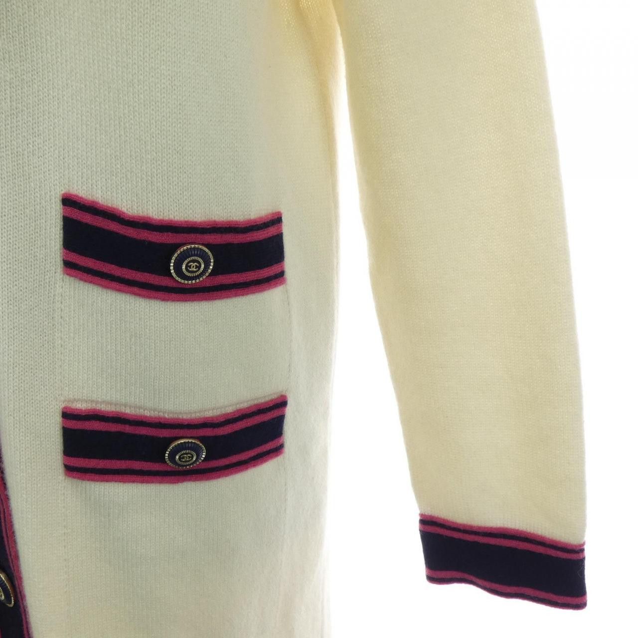 Chanel Chanel Chanel Long Cardigan Cashmere Long Cardigan Textile Tops P62918K48449 DUTY FREE for USA Size ONE SIZE - 7 Thumbnail