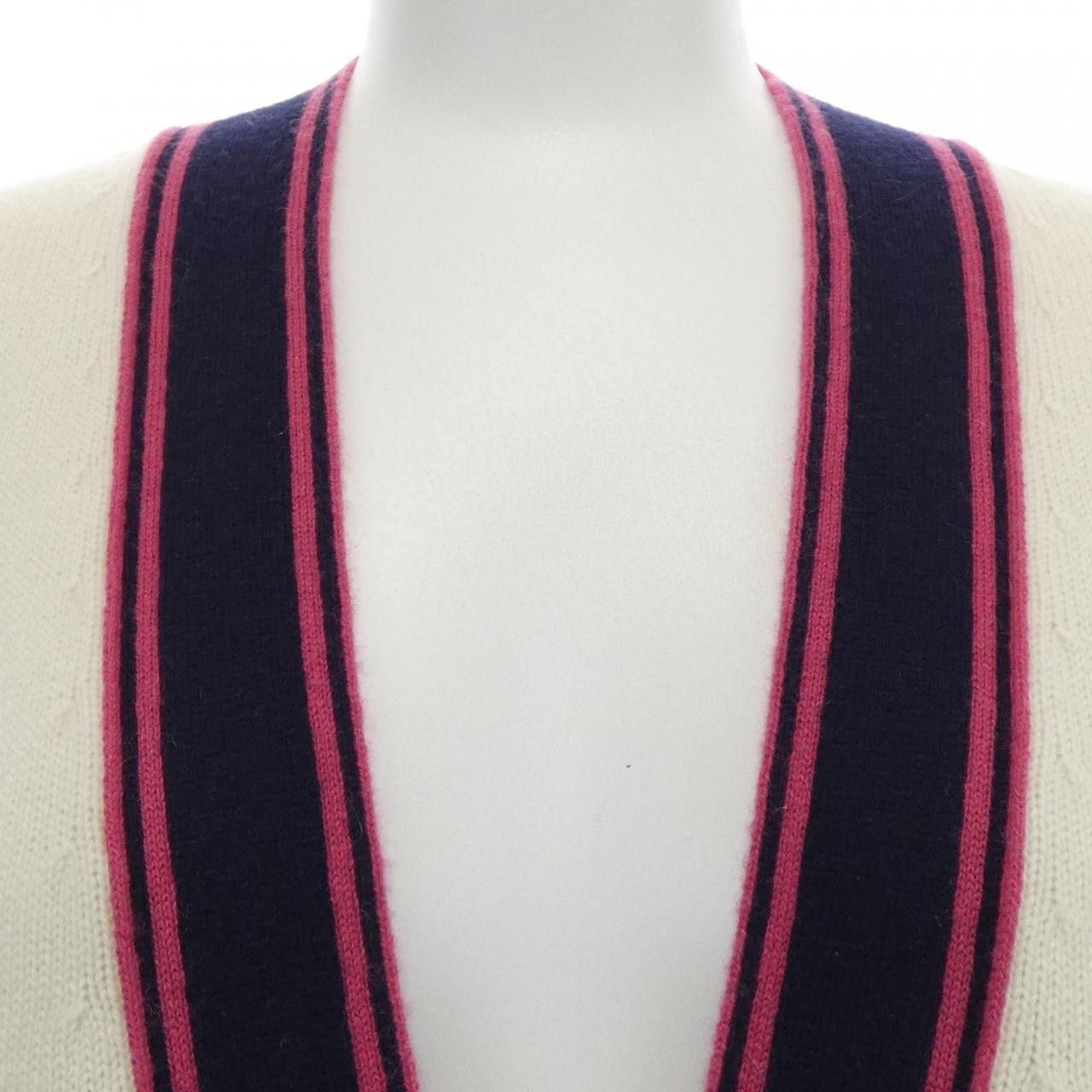 Chanel Chanel Chanel Long Cardigan Cashmere Long Cardigan Textile Tops P62918K48449 DUTY FREE for USA Size ONE SIZE - 6 Thumbnail