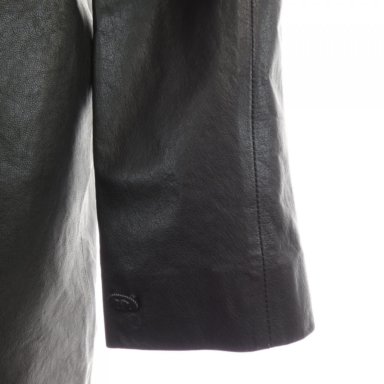 Chanel Chanel Chanel P35591C00082 Lambskin Jacket Leather Outerwear P35591C00082 09A DUTY FREE for USA Size ONE SIZE - 6 Thumbnail