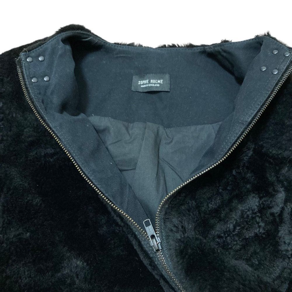 Other Other Sophie Hulme Shearling Collarless Coat Fur Outerwear DUTY FREE for USA Size ONE SIZE - 4 Thumbnail