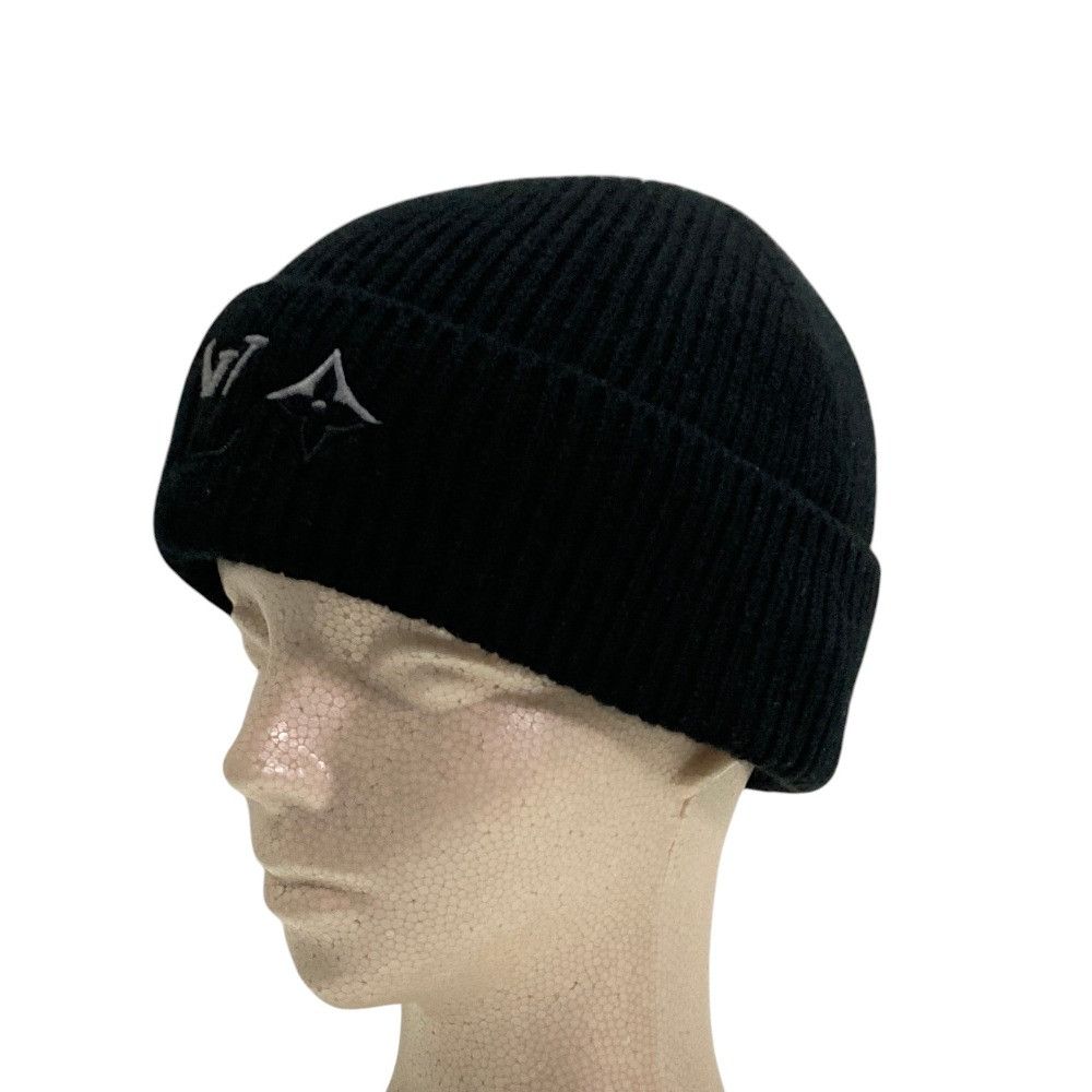 Louis Vuitton Louis Vuitton Louis Vuitton Beanie LV Dual Cashmere Knit Cap Textile Hats M79081 DUTY FREE for USA Size ONE SIZE - 5 Thumbnail