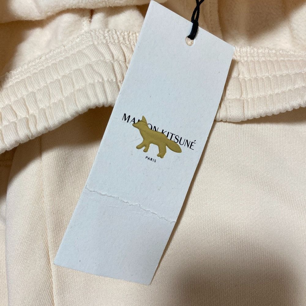 Maison Kitsune Maison Kitsune Maison Kitsune Ribbed Cotton Sweatpants Textile Pants IM01304KM0022 DUTY FREE for USA Size ONE SIZE - 6 Thumbnail