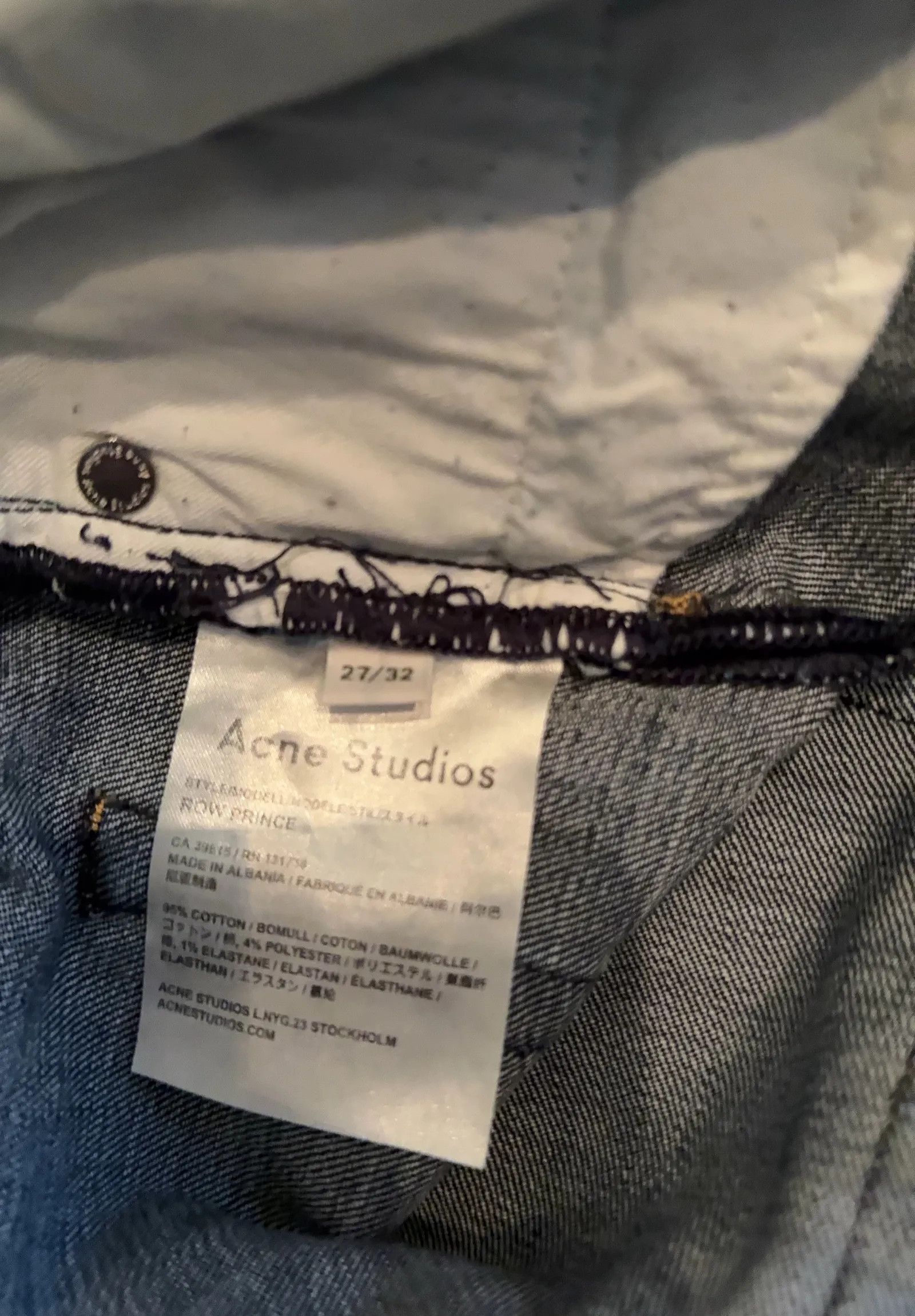 Acne Studios Acne Studios Row prince Jeans Size 27" / US 4 / IT 40 - 5 Thumbnail