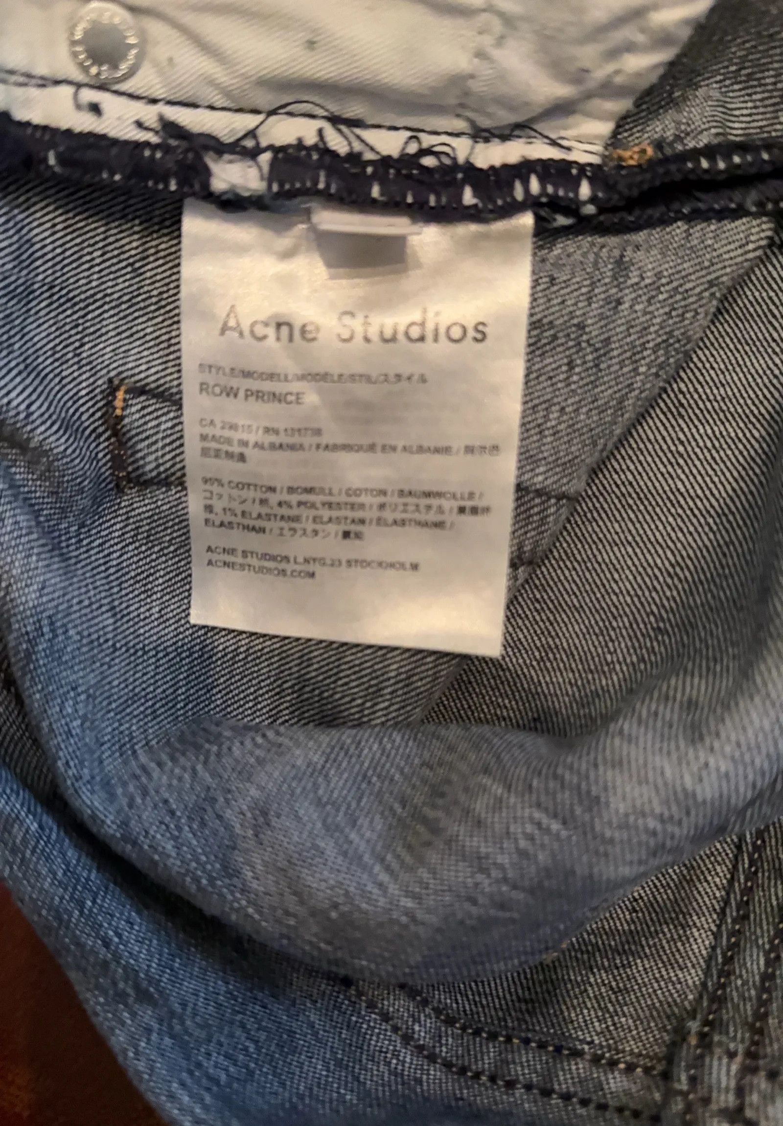 Acne Studios Acne Studios Row prince Jeans Size 27" / US 4 / IT 40 - 4 Thumbnail