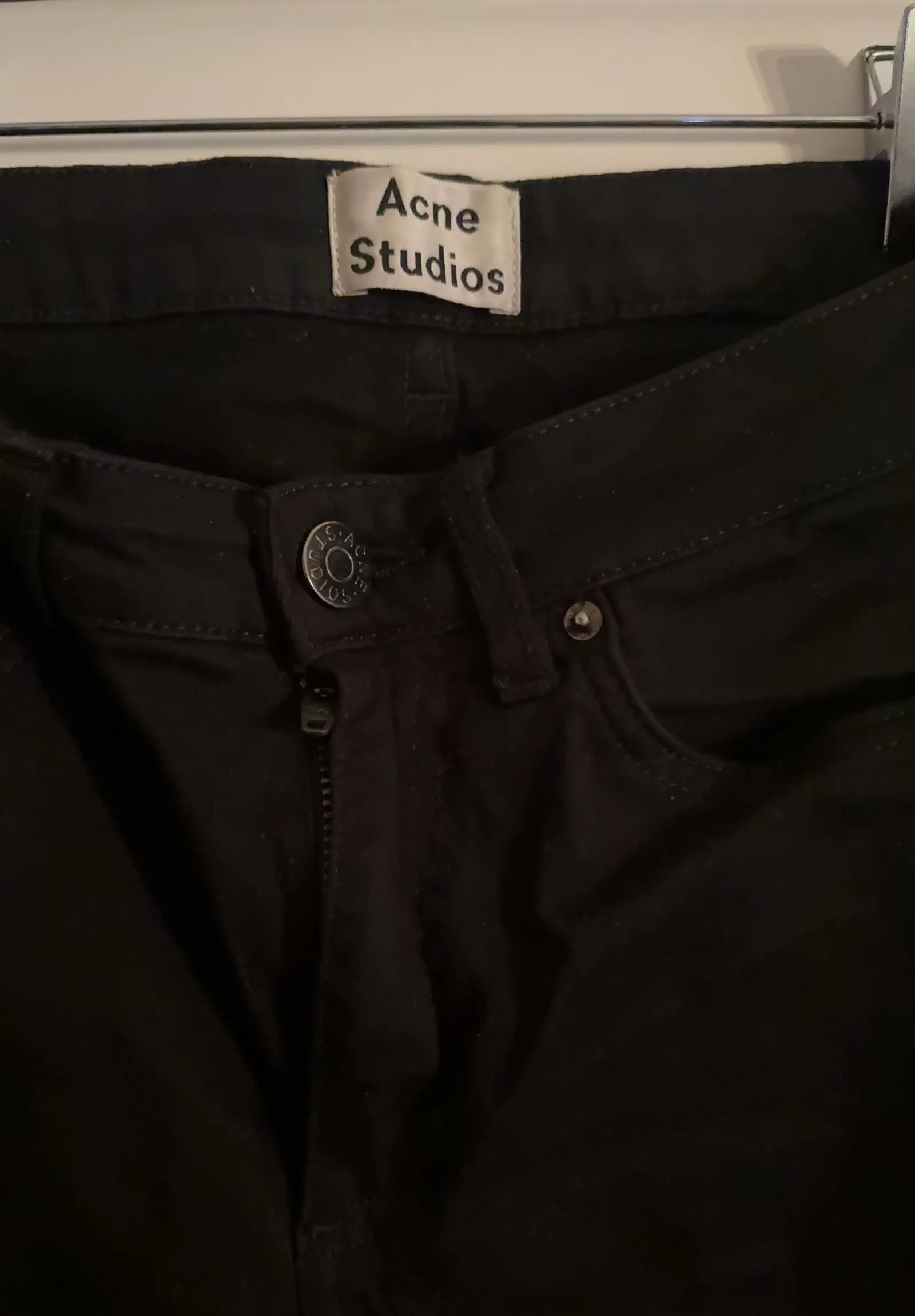 Acne Studios Acne Studios Skin 5 black Jeans Size 27" / US 4 / IT 40 - 2 Thumbnail
