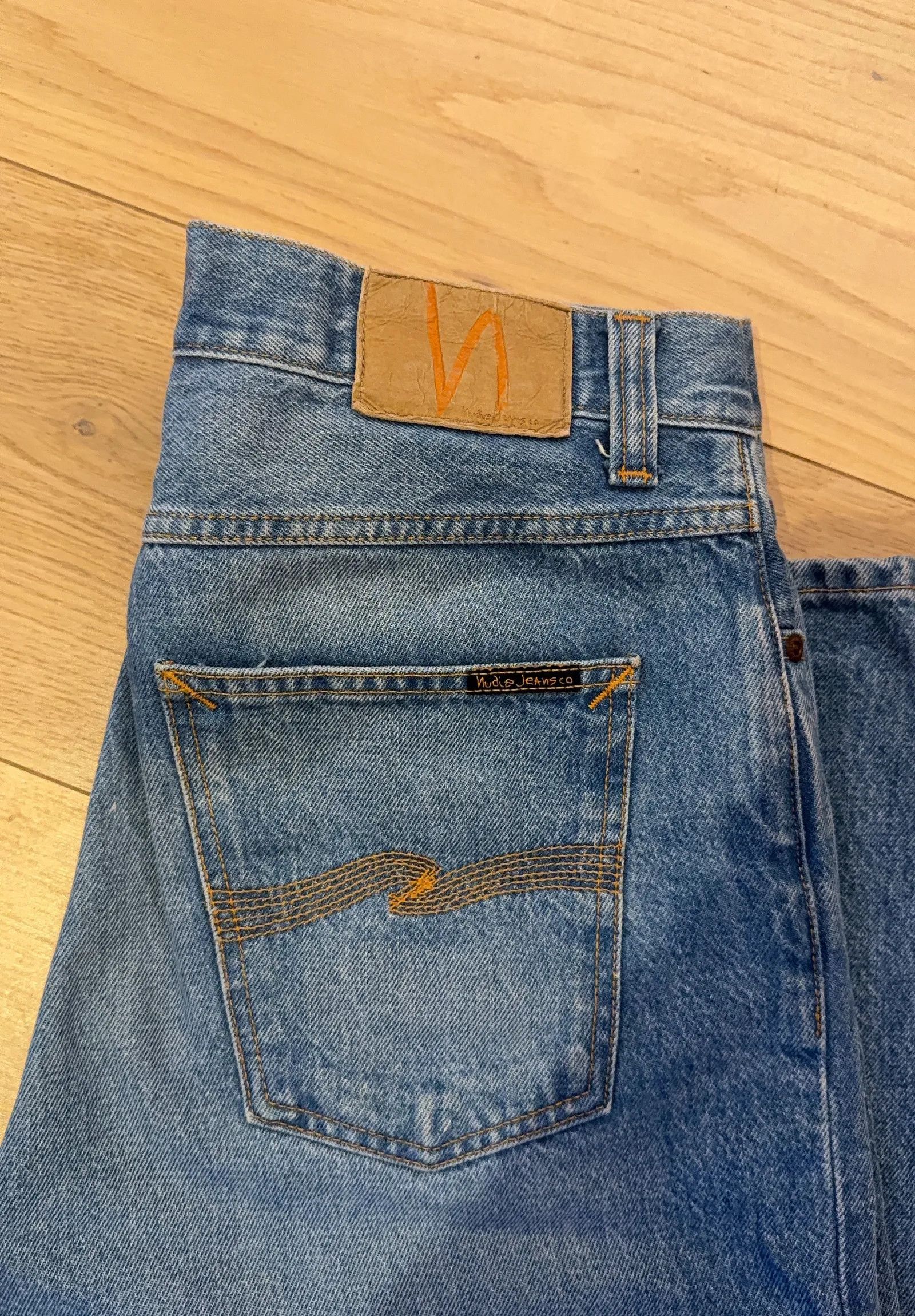 Nudie Jeans Nudie Jeans Steady Eddie II, All Day Blues Jeans Size US 30 / EU 46 - 2 Thumbnail