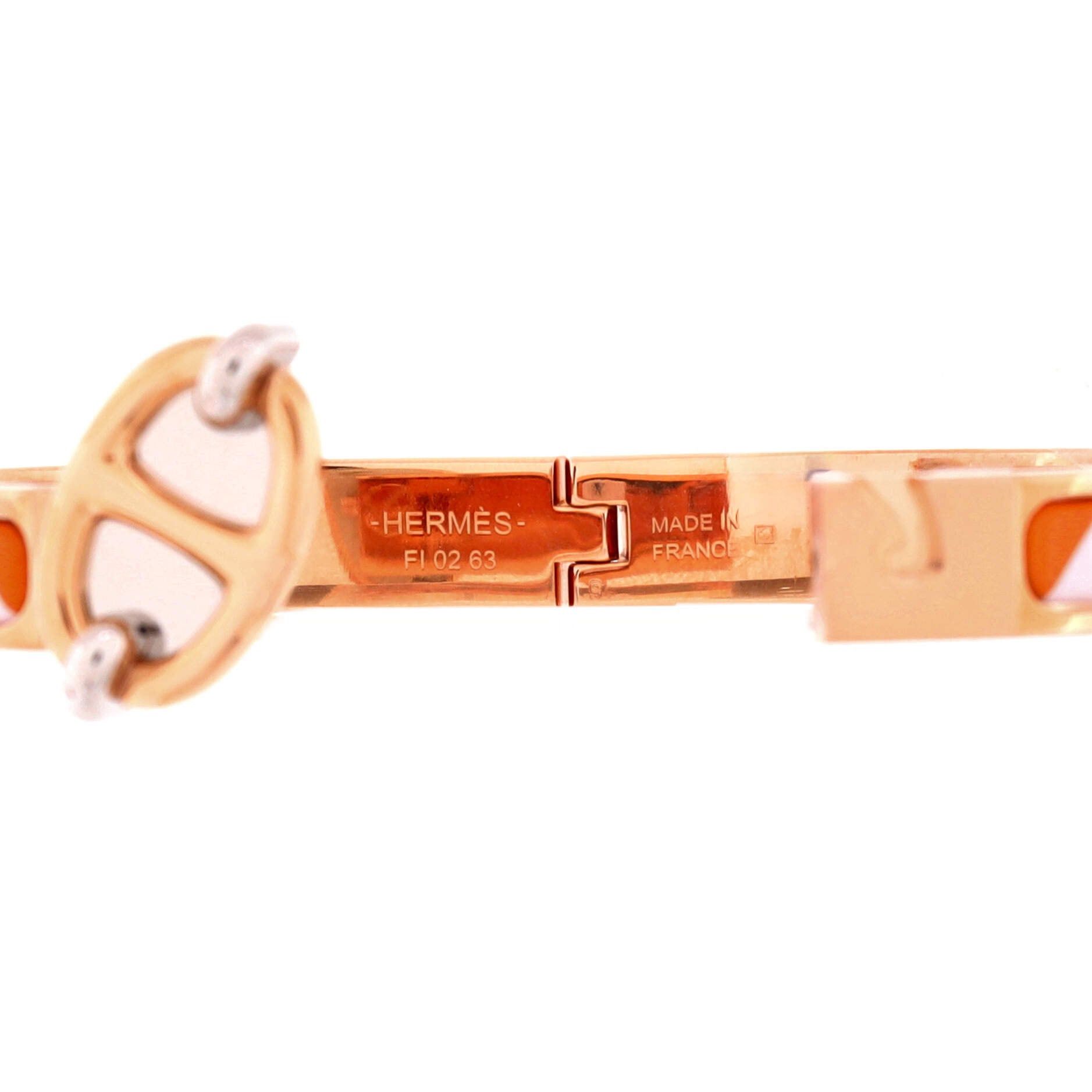 Hermes Mini Clic Chaine d'Ancre Bracelet Size ONE SIZE - 3 Thumbnail