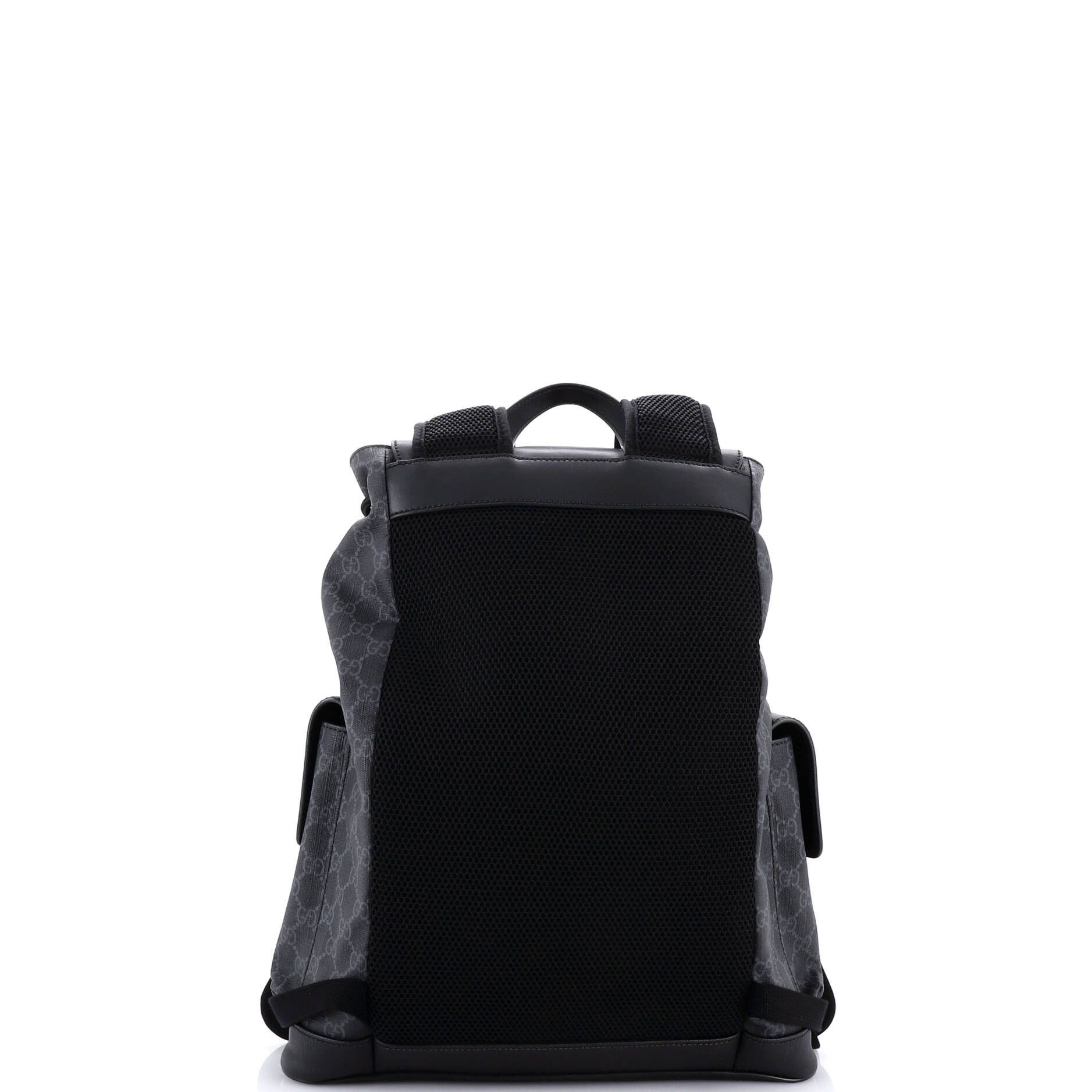 Gucci Double Pocket Buckle Backpack Size ONE SIZE - 3 Thumbnail