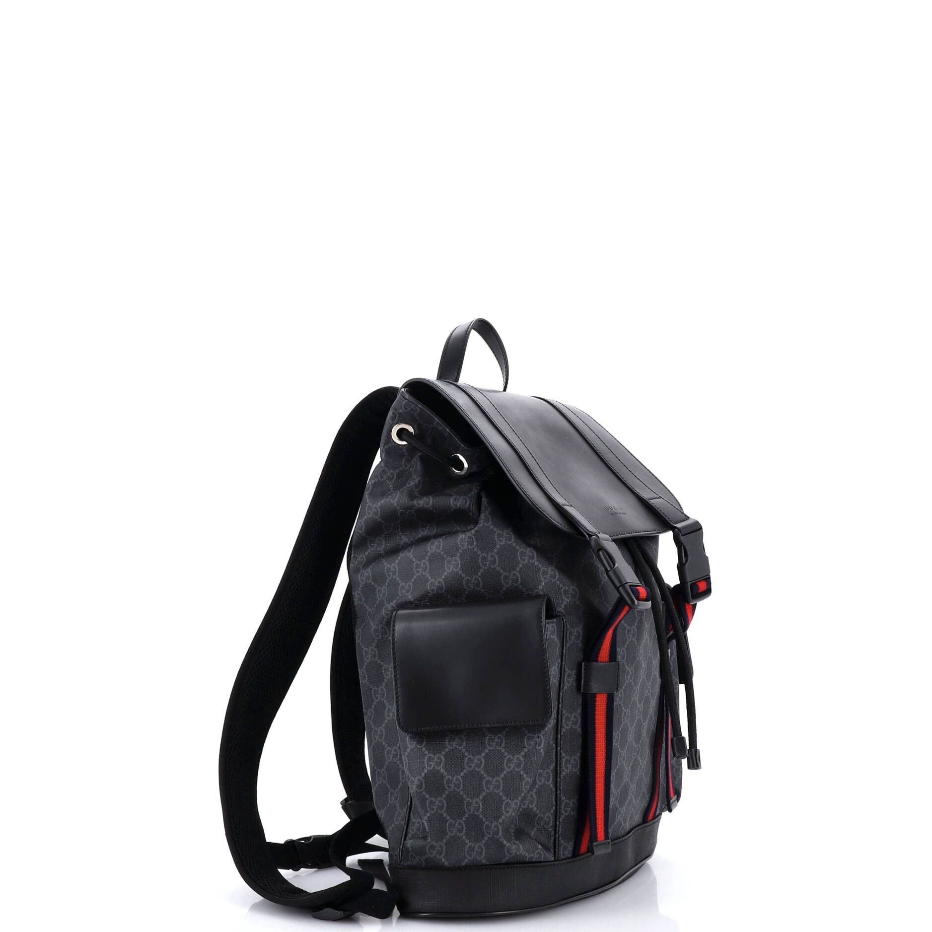Gucci Double Pocket Buckle Backpack Size ONE SIZE - 2 Thumbnail