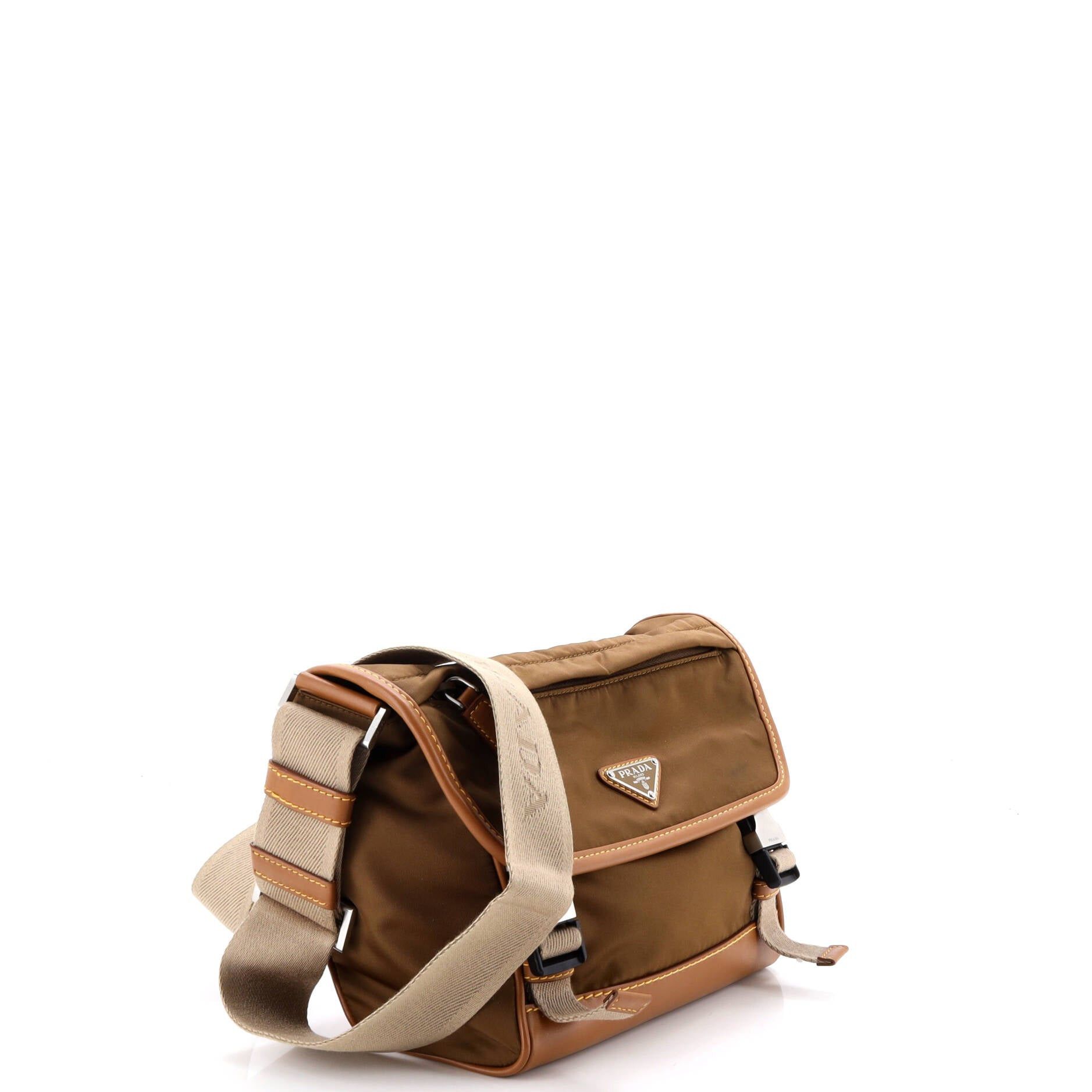 Prada Double Buckle Flap Messenger Bag Size ONE SIZE - 2 Thumbnail