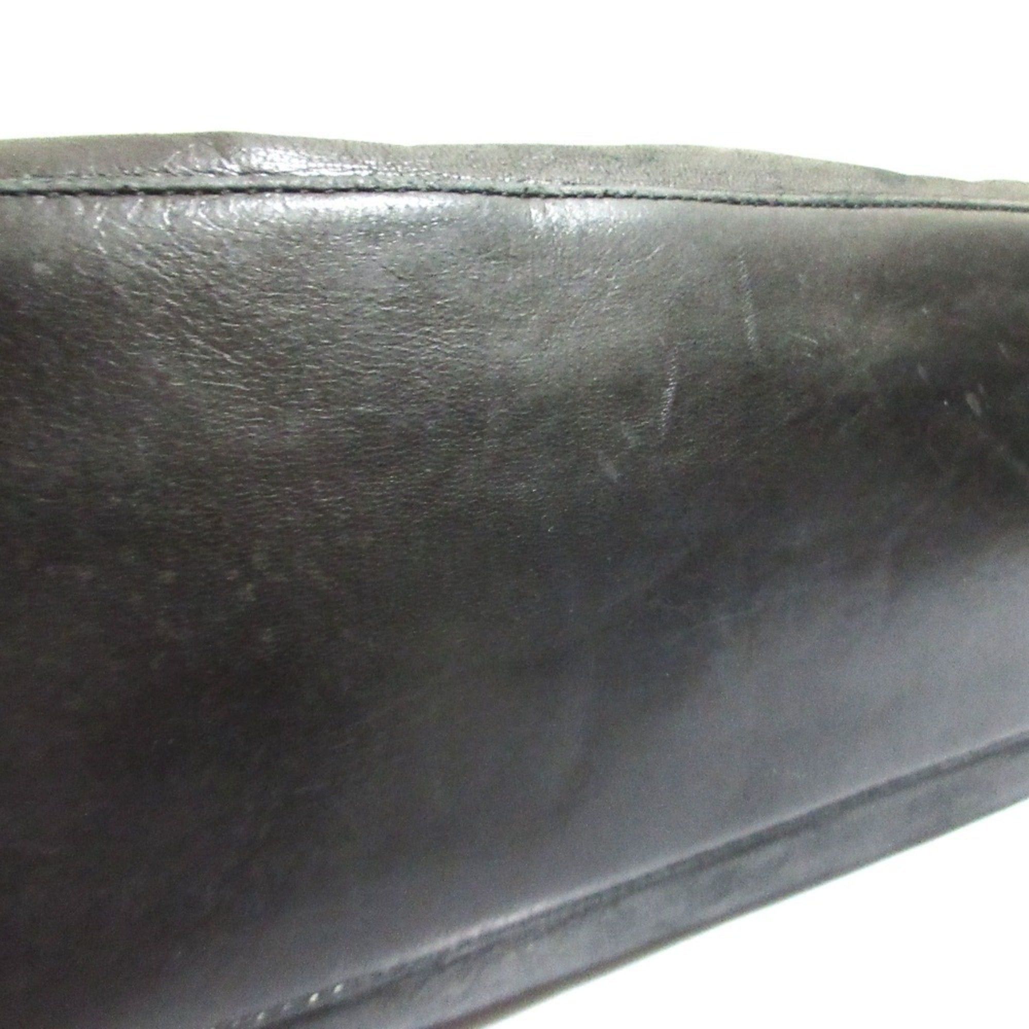 Prada Prada Nappa Leather Tote Bag Black Women's Size ONE SIZE - 18 Thumbnail