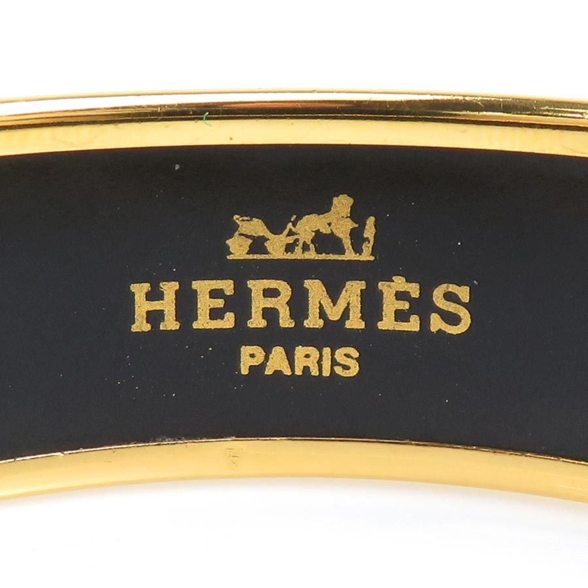 Hermes Hermes Bangle Bracelet Email Metal Enamel Gold Multicolor Women's Free Shipping e61792j Size ONE SIZE - 8 Thumbnail